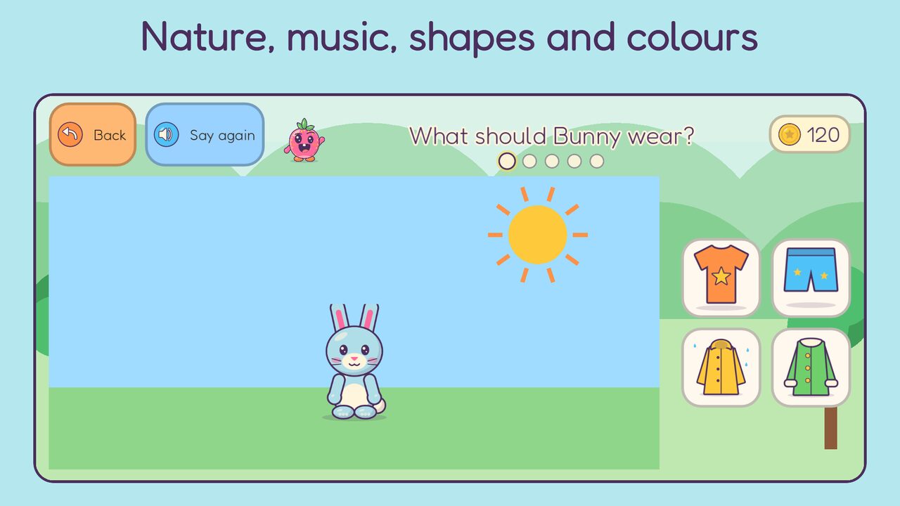 Weather Dress-Up: what should Bunny wear?